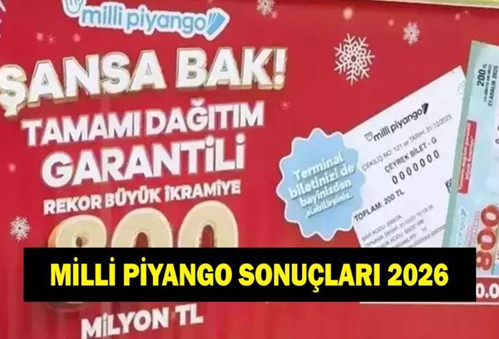 Milli Piyango Sonuçları 2026 - Yılbaşı özel çekilişi büyük ikramiye sahibini buluyor! İşte kazanan numaralar ve bilet sorgulama ekranı