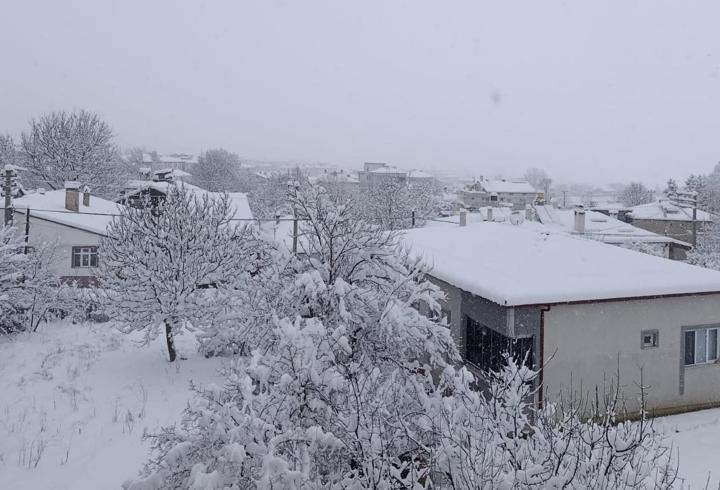 Samsun'da kar yağışı; ulaşım aksadı  