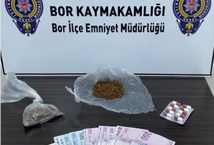 Bor'da uyuşturucu operasyonunda 1 tutuklama