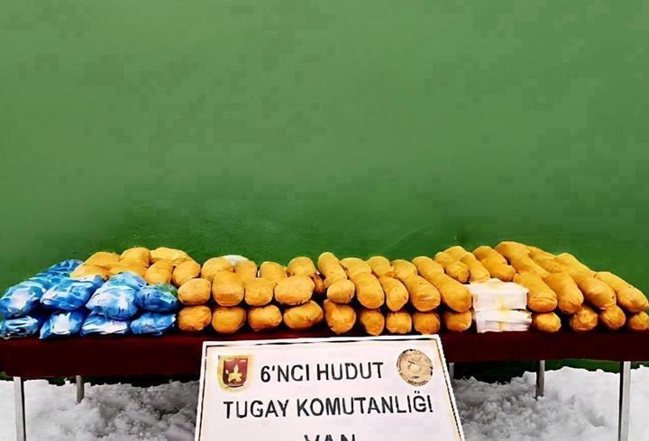 MSB: Van'da 50 kilo uyuşturucu ele geçirildi