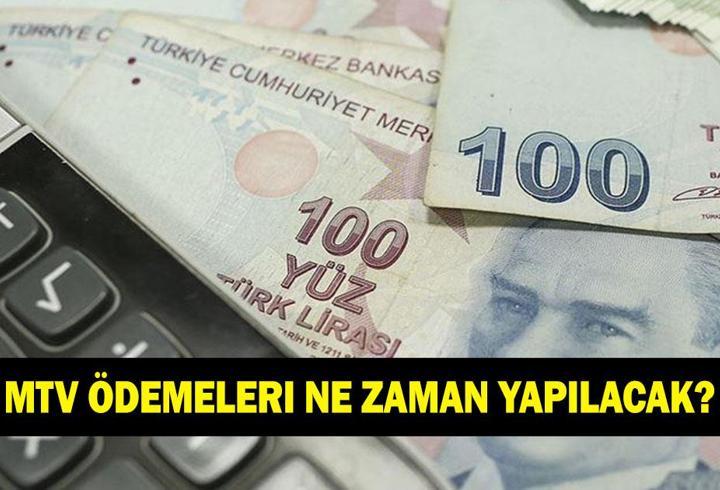 MTV ödemeleri ne zaman yapılacak? Motorlu Taşıtlar Vergisi MTV vergisi ne kadar oldu?