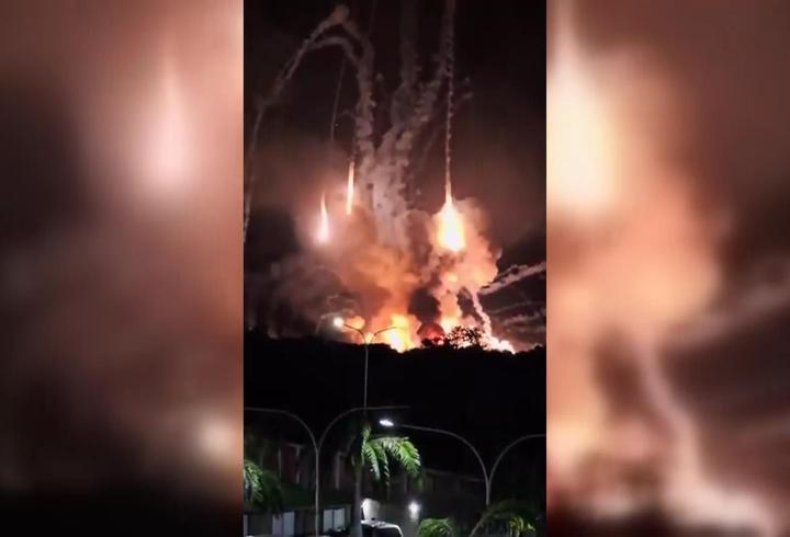 Dünya bu görüntüleri izliyor / Venezuela: ABD 4 bölgeyi vurdu