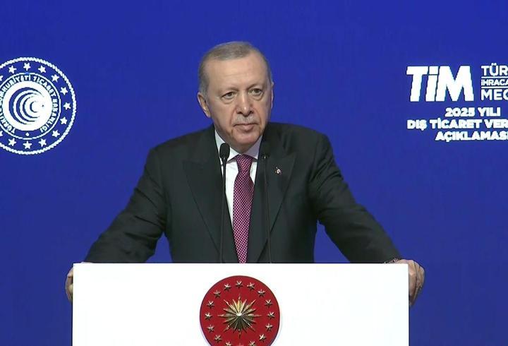 SON DAKİKA... Cumhurbaşkanı Erdoğan açıkladı! İhracatta rekor