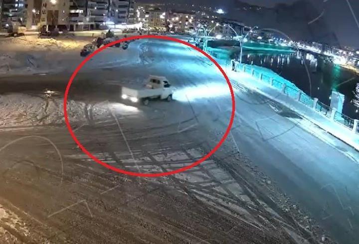 Amasya’da drift atan sürücüye 58 bin 217 TL ceza