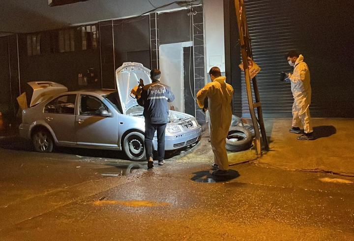 Isınmak için girdiği otomobil sonu oldu