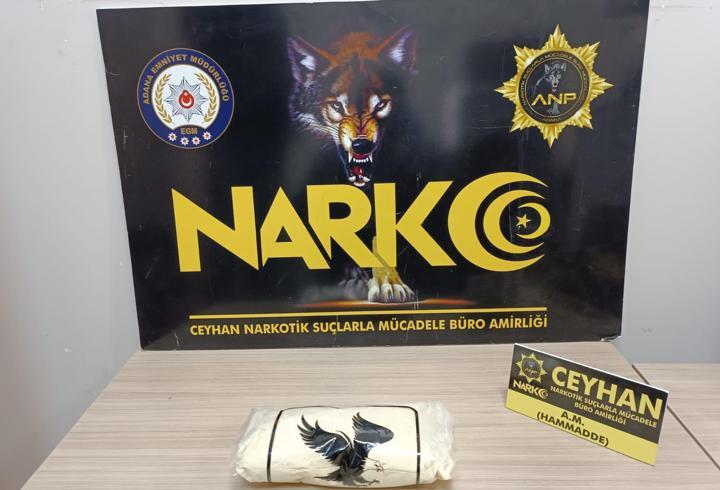 Takside uyuşturucu hammaddesi ele geçirildi