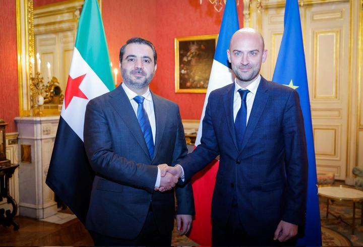 Suriye Dışişleri Bakanı Şeybani, Fransız mevkidaşı ile Paris'te görüştü