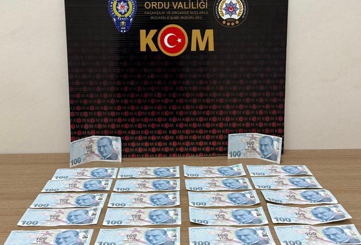 Ordu’da sahte para operasyonu