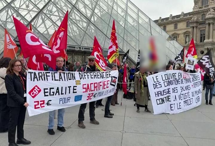 Louvre Müzesi'nde yine grev var