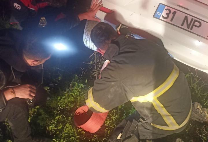 Otomobil ağaca çarptı: 1 yaralı
