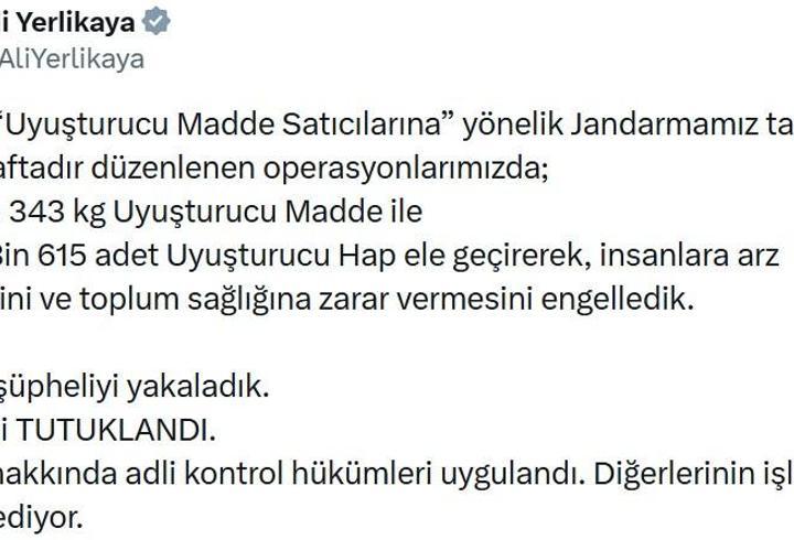 63 ilde uyuşturucu operasyonu: 162 tutuklama