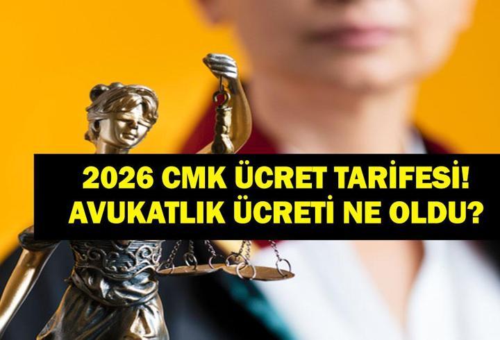 CMK ÜCRET TARİFESİ 2026: Adalet Bakanlığı Avukatlık Asgari Ücret Tarifesi Ne Oldu? İşte CMK 2026 Tarifesi...
