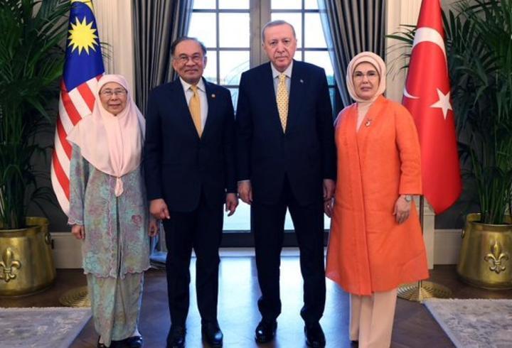 Cumhurbaşkanı Erdoğan, Malezya Başbakanı İbrahim ile görüştü