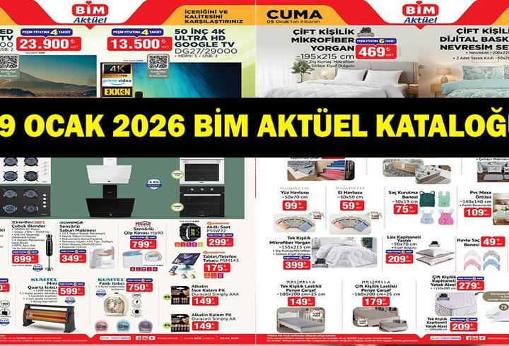 9 OCAK 2026 BİM AKTÜEL ÜRÜNLERİ: BİM 9 Ocak Aktüel Kataloğu Yayınlandı! Yeni Yıla Özel İndirim Fırsatları! Bu Hafta Hangi Ürünler İndirimde?
