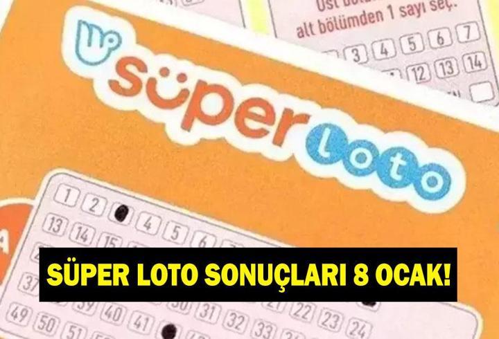 SÜPER LOTO SONUÇLARI 8 OCAK! Süper Loto ne kadar devretti? Süper Loto sonuç sorgulama ekranı