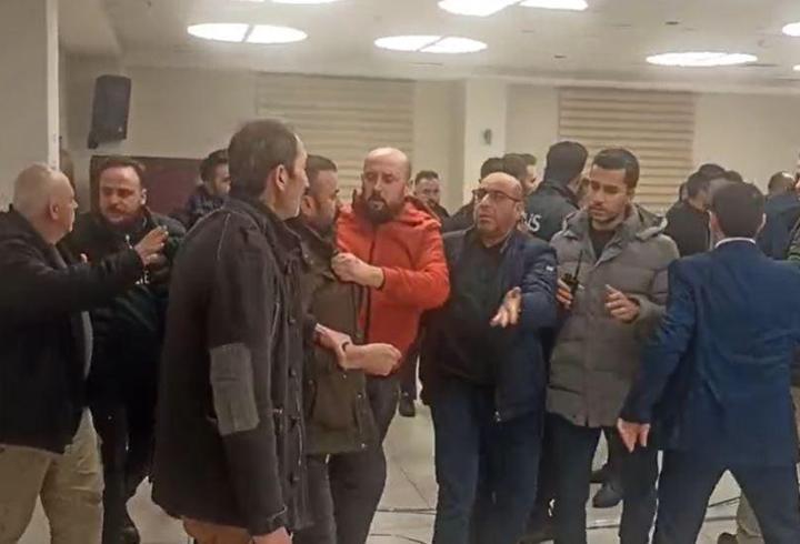 Kayseri’de ilçe esnaf sanatkarlar odası seçimlerinde arbede