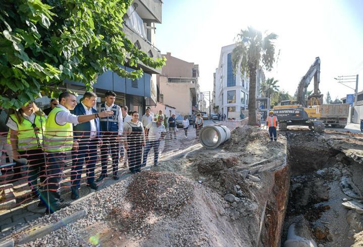 Özmen Caddesi’nde yeni altyapı su baskınlarını önledi