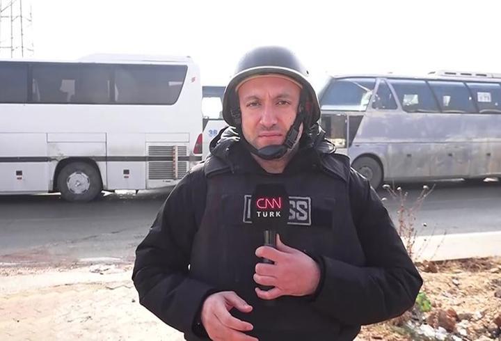 YPG'liler bu otobüsle taşınacak: CNN TÜRK ekibi tahliye bölgesini görüntüledi