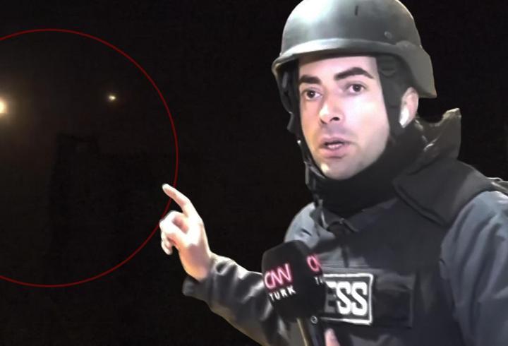 CNN TÜRK çatışmanın ortasında: Canlı yayında patlamalar! Halep’te cephe hattı alev aldı