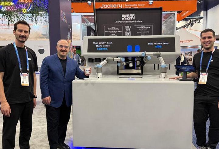 Türk mühendislerin geliştirdiği robot baristalar, CES 2026'ya damga vurdu