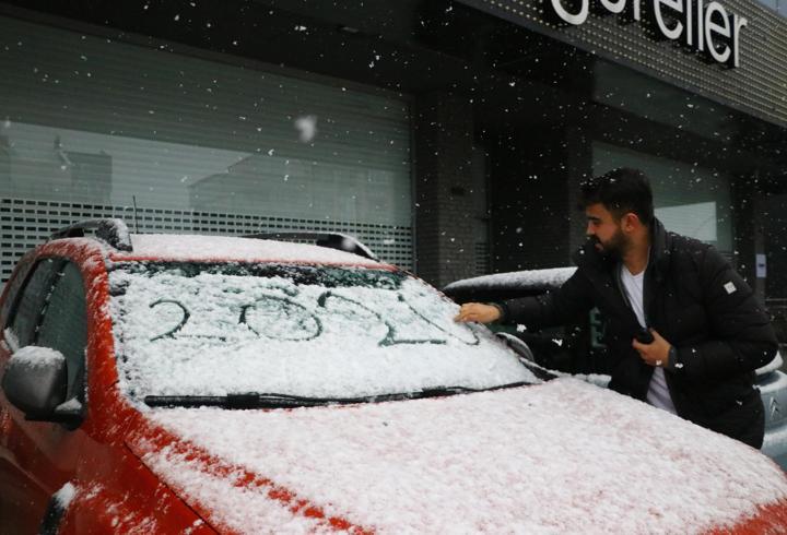 Ankara’da kar yağışı etkili oldu