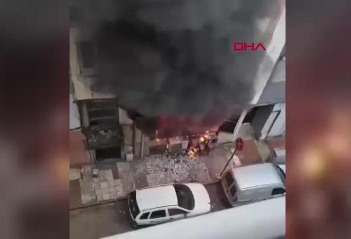 Manisa’da oyun salonunda yangın