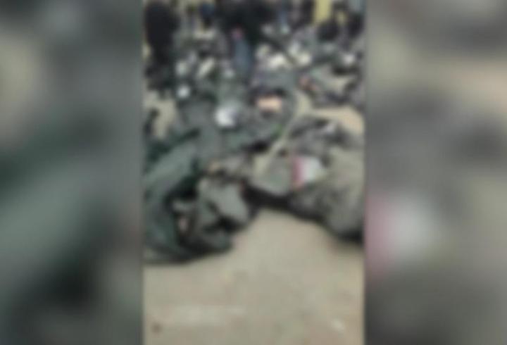 Görüntüleri AFP İran'dan paylaştı: Cesetlerle dolup taşmış!