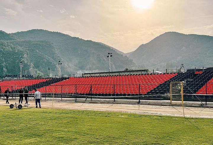 Fethiye'de tarihi maç günü