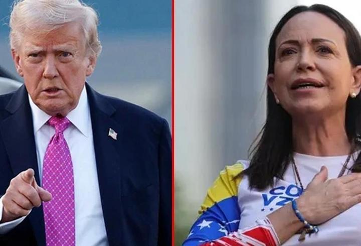 Trump, Venezuelalı muhalif lider Machado'yu kabul edecek