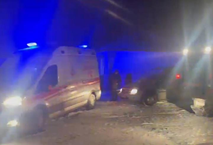 Kars'ta ekiplerin tipi ve kar altında zorlu mücadelesi
