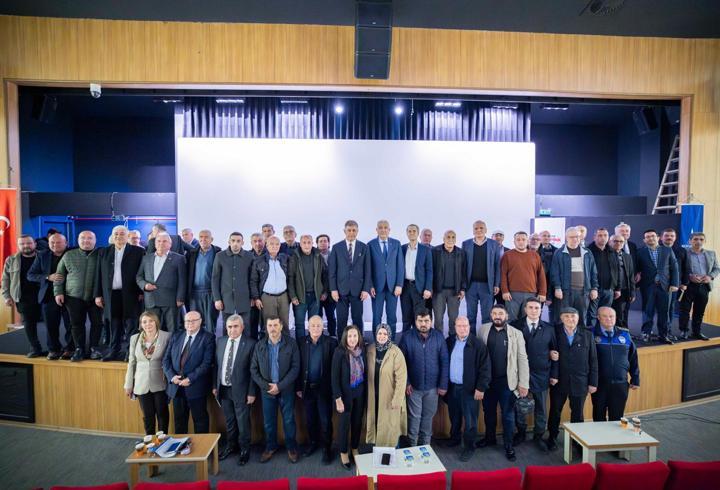 Muhtarlarla çözüm masası Kemalpaşa’da kuruldu