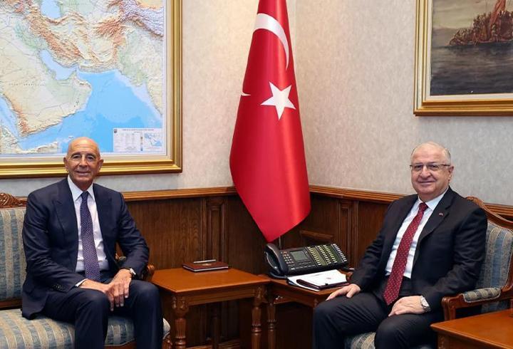 Bakan Yaşar Güler ile Tom Barrack görüştü