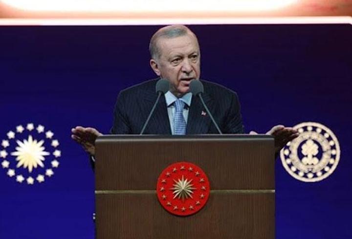 SON DAKİKA... Cumhurbaşkanı Erdoğan: Medeniyetimizin odak noktası insandır