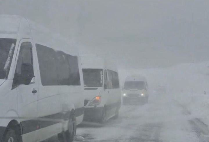 Ordu'nun yükseklerinde yoğun kar yağışı