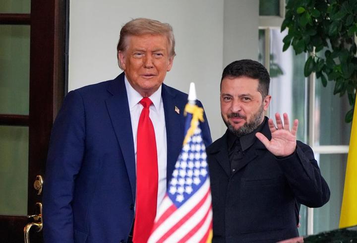 Davos'ta Trump-Zelenski görüşmesi başladı