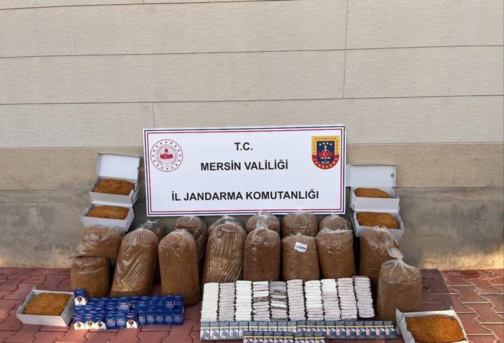 Erdemli’de kaçak sigara operasyonu: 1 gözaltı