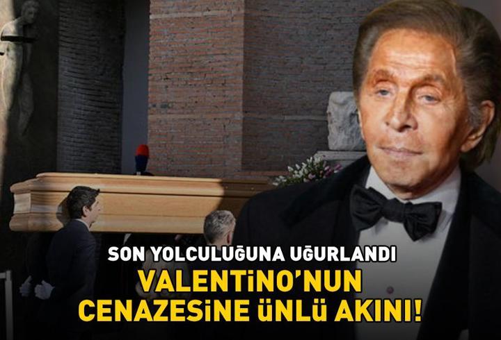 SON YOLCULUĞUNA UĞURLANDI! İtalyan modacı Valentino Garavani'nin cenazesine ünlü akını