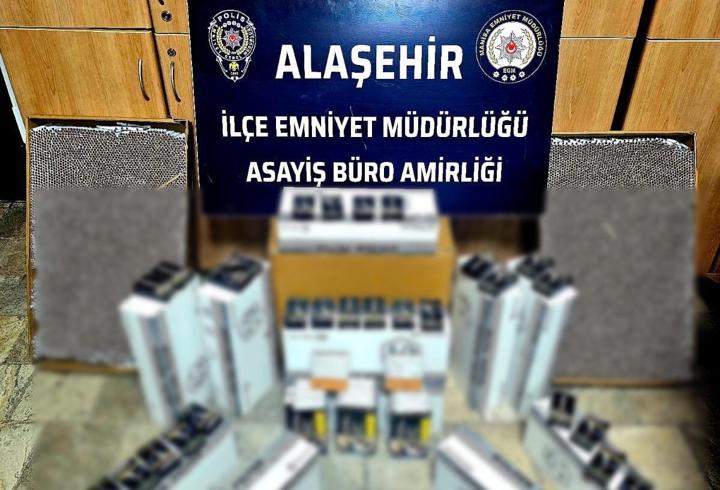 Manisa’da kaçak makaron operasyonu