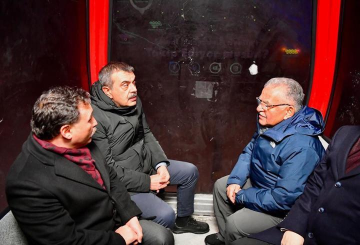 Bakan Tekin, Erciyes’te
