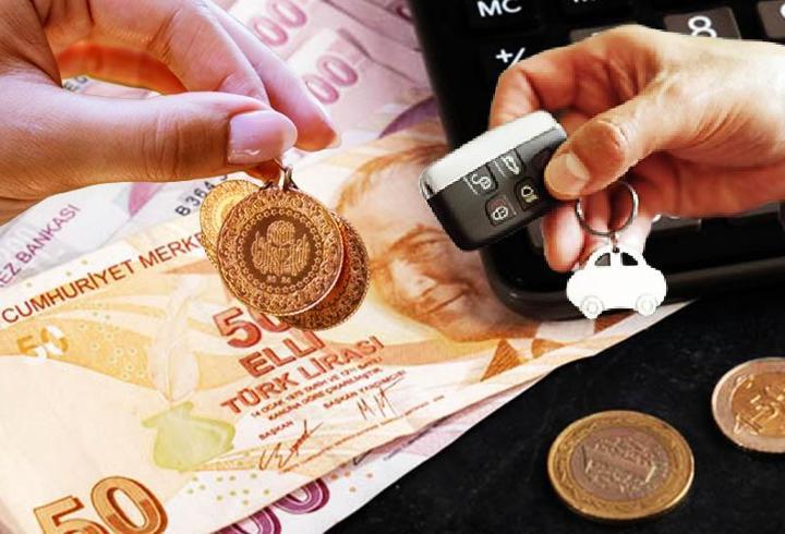 Altın otomobili solladı