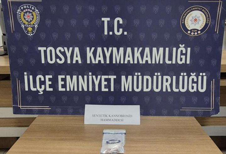 Kastamonu'da narkotik operasyonu: 1 tutuklama