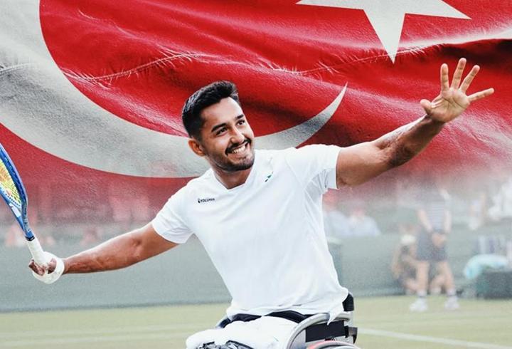 Para tenisçi Ahmet Kaplan, Avustralya Açık'ta yarı final biletini aldı