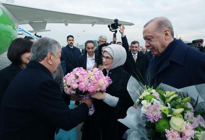 Özbekistan Cumhurbaşkanı Mirziyoyev Ankara'da