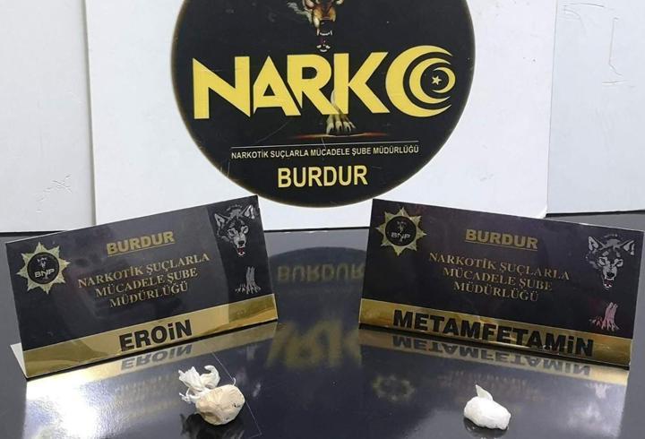 Burdur polisinden uyuşturucu operasyonları