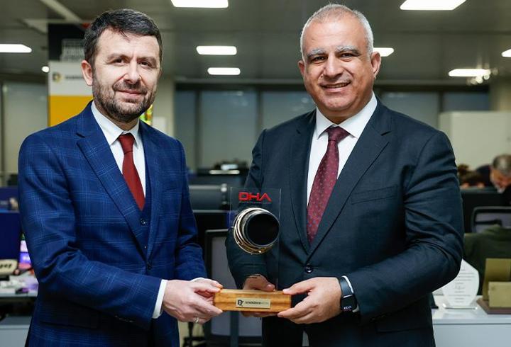 BİK Müdürü Çay'dan DHA Genel Müdürü Coşkun’a ziyaret
