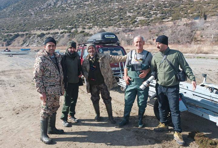 Eğirdir'de avcılara denetim