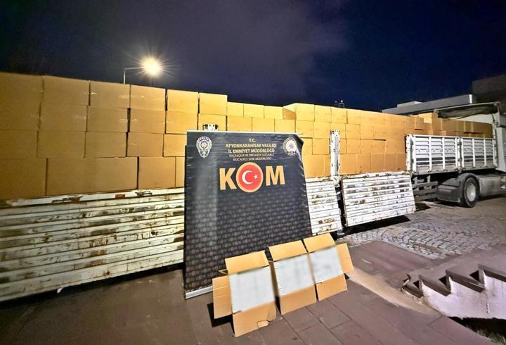 7,2 milyon makaron ele geçirildi