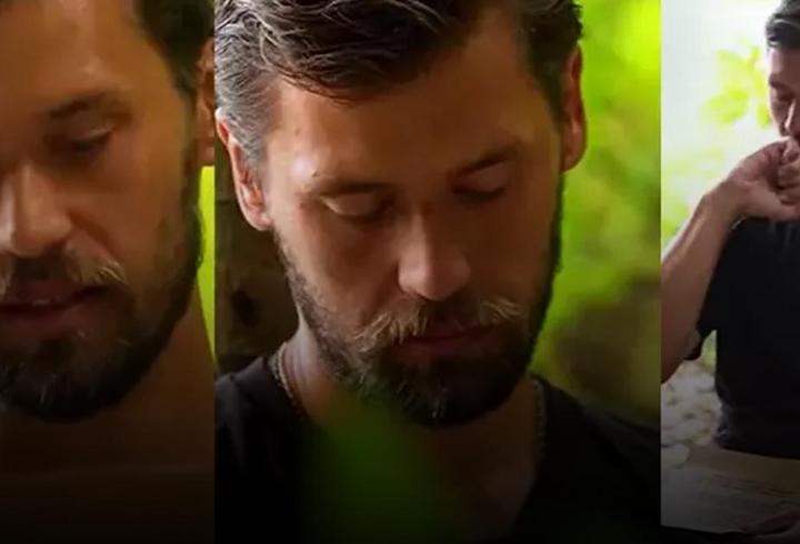 Survivor'da duygusal anlar! Serhan Onat, nişanlısından gelen mektubu okurken gözyaşlarını tutamadı