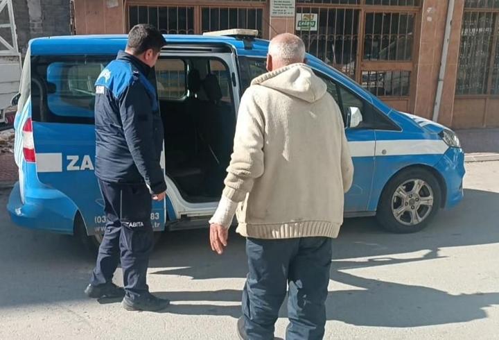 Yangın mağduru, otele yerleştirildi