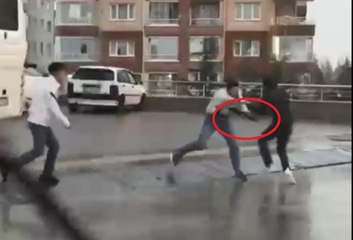 Ankara'da 'pompalı tüfekli' kavga! O anlar kamerada... 2 gözaltı